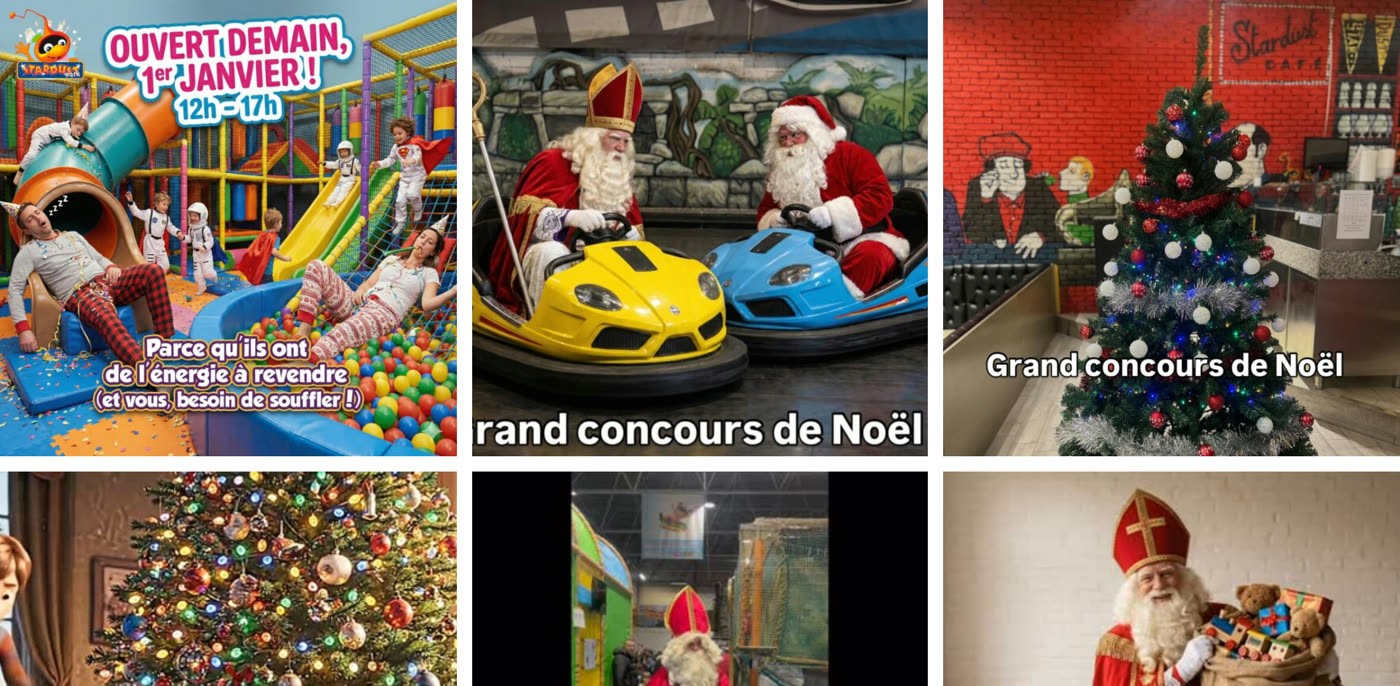 Galerie d'un site WordPress affichant les publications Instagram importées par Folio Sync
